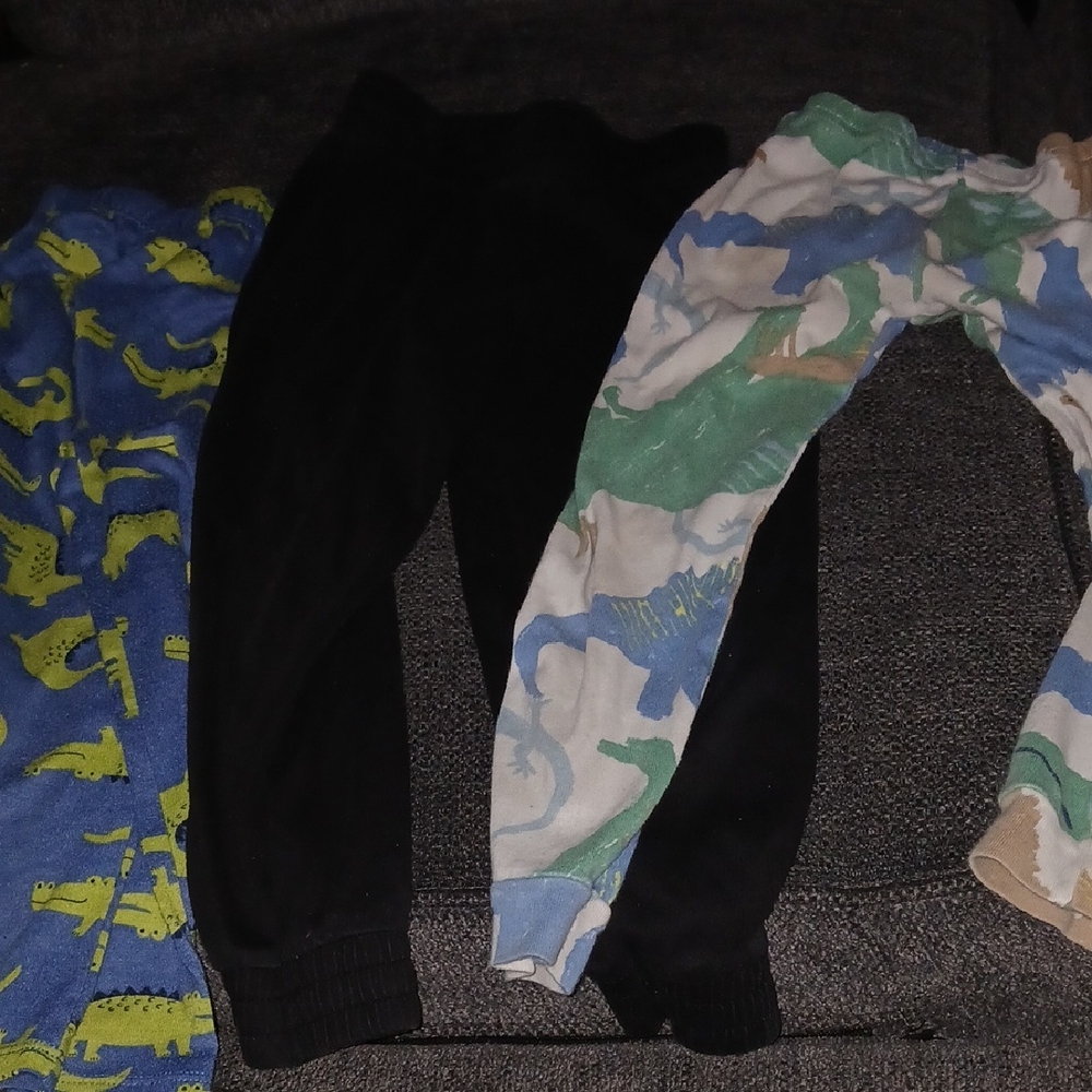 Kids Dinosaur and Camouflage Pj Bottoms Set